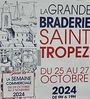 Grande Braderie de Saint-Tropez vom 25.10.-27.10.2024